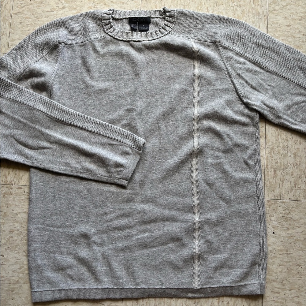 DKNY Light Gray Crewneck sweater